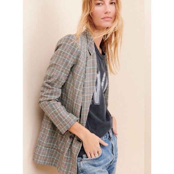 NWOT Anthropologie Maeve Oversized Blazer Size 10, $148 , A30 - Picture 2 of 11